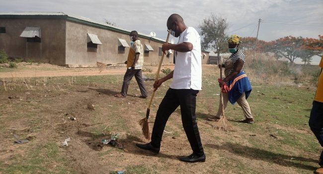 KASSENA NANKANA WEST DISTRICT ASSEMBLY CARRY OUT CLEAN-UP EXERCISE