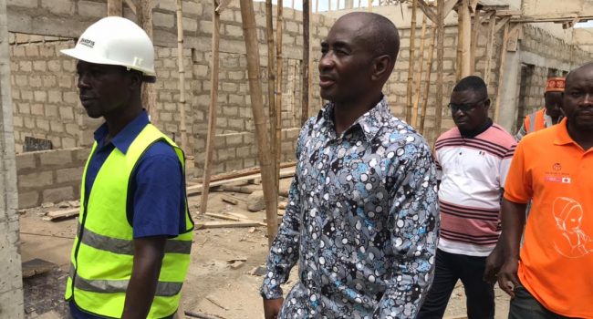 DCE of Kassena Nankana West District inspects Agenda 111 project DCE of Kassena Nankana West District inspects Agenda 111 project