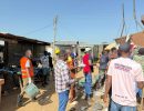 Regional Minister, DCE lead community members in sanitation exercise in Kandiga